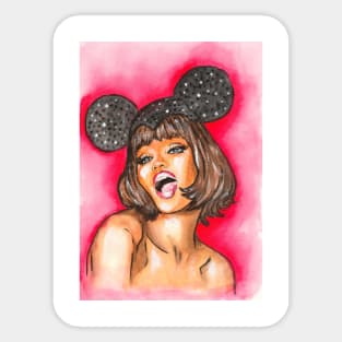 Naomi Campbell Sticker